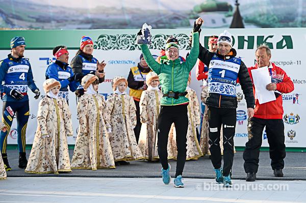 russianbiathlon's tweet photo. Домрачева выбрала Бьорндалена на смешанную эстафету в рамках «Гонки чемпионов-2015». Старт-листhttp://t.co/CFGvMmeZVH http://t.co/GeDsuRVou8