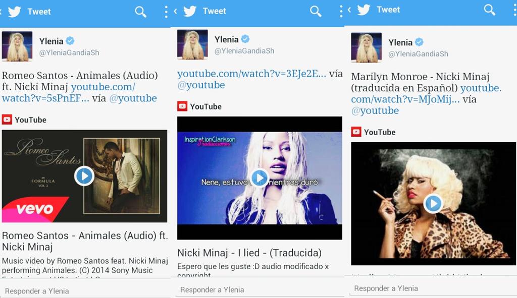 Otros artistas opinan sobre Nicki Minaj CB1YQRSWEAEABVD