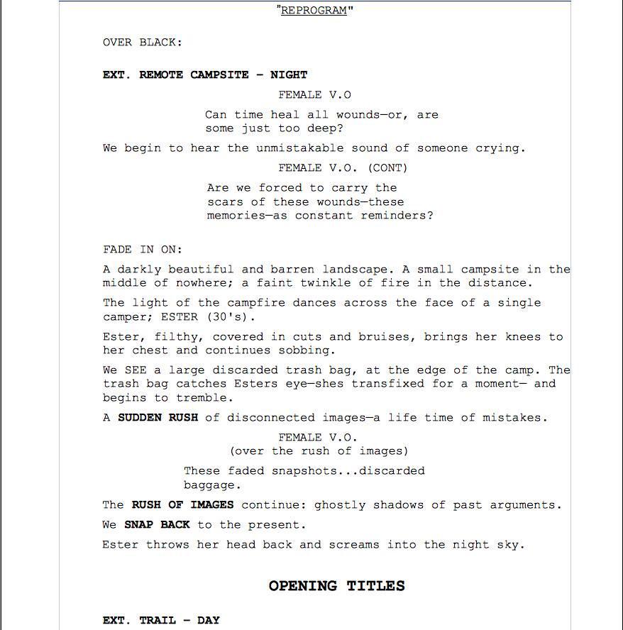 ReprogramFilm's tweet image. New short is WILD meets ETERNAL SUNSHINE OF THE SPOTLESS MIND...please consider supporting! kickstarter.com/projects/17413…