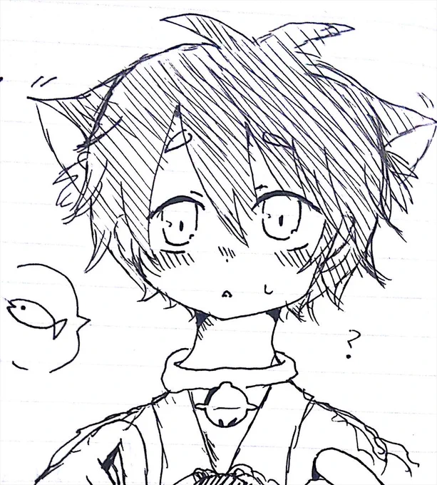 さいきんスランプ気味で腹立つから磯貝くんにゃこ描いたけど磯貝くん描けないわ┐('д`)┌ 