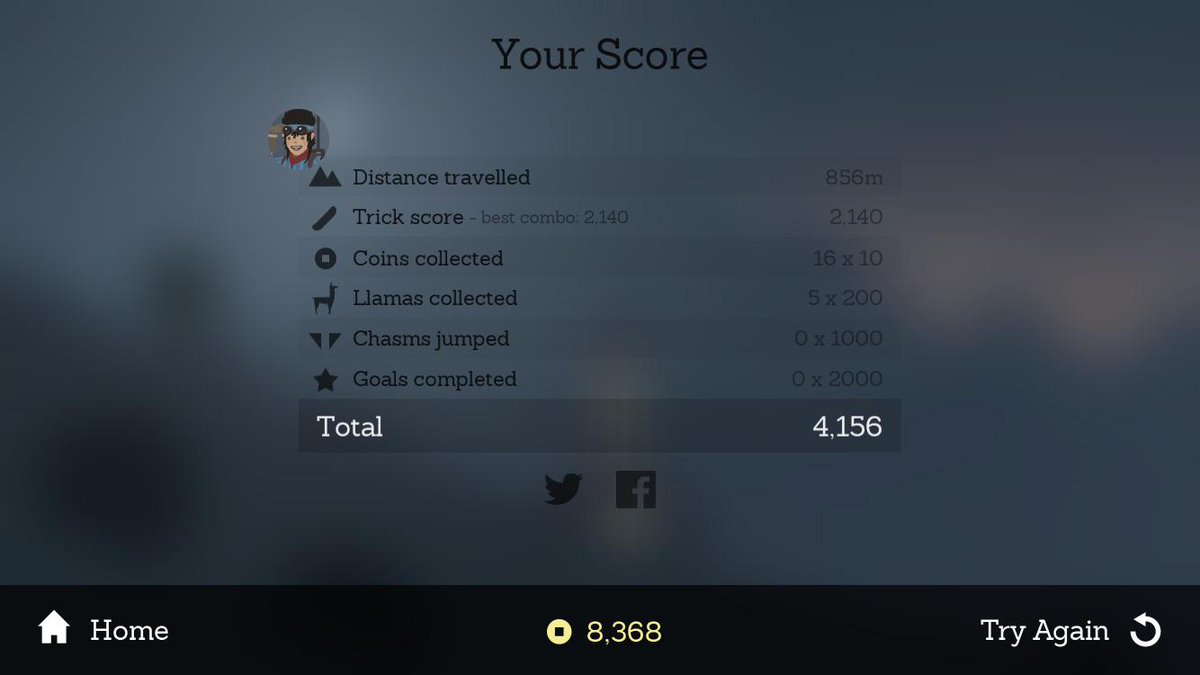 Pajje's tweet photo. I scored 4,156 points with Izel in Alto's Adventure! https://t.co/Im4gi8TzYZ http://t.co/NrgOF1lyoq