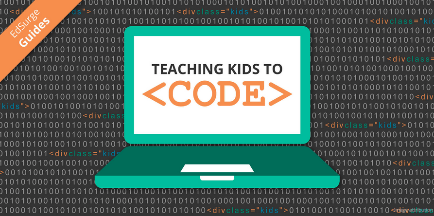 EdSurge's tweet image. Want your kids to learn to #code this summer? Check out EdSurge's Summer Coding Camp Guide! bit.ly/1Ga1dLX