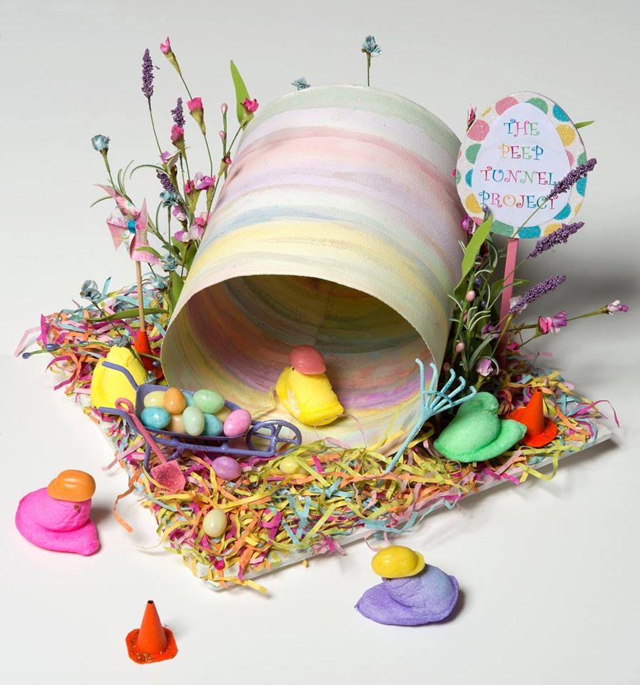 MWRDGC's tweet photo. "The Peep Tunnel" is our springtime homage to the Tunnel and Reservoir Plan (TARP) aka “Deep Tunnel." http://t.co/GlEhNPiLbH