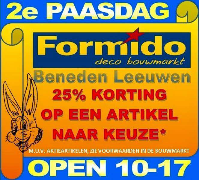 Formidoleeuwen's tweet photo. Open 2e paasdag! http://t.co/EQgeNxotNu