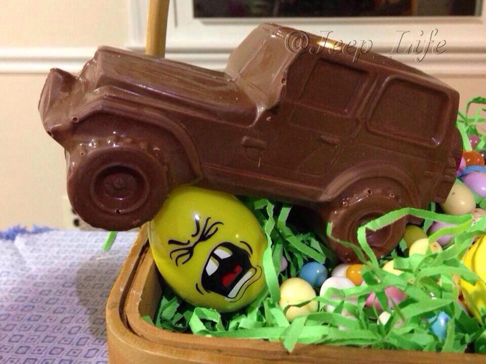 Jeep_Life's tweet photo. Happy Easter! ❤️🙏🌷
Chocolate Jeep >> Chocolate Bunny http://t.co/DsP6A5mlXA
