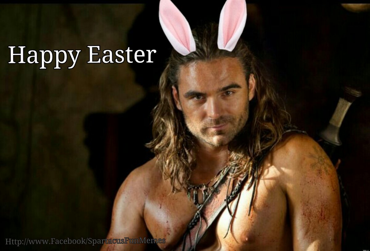 #DustinClare #Gannicus #Spartacus #HappyEaster