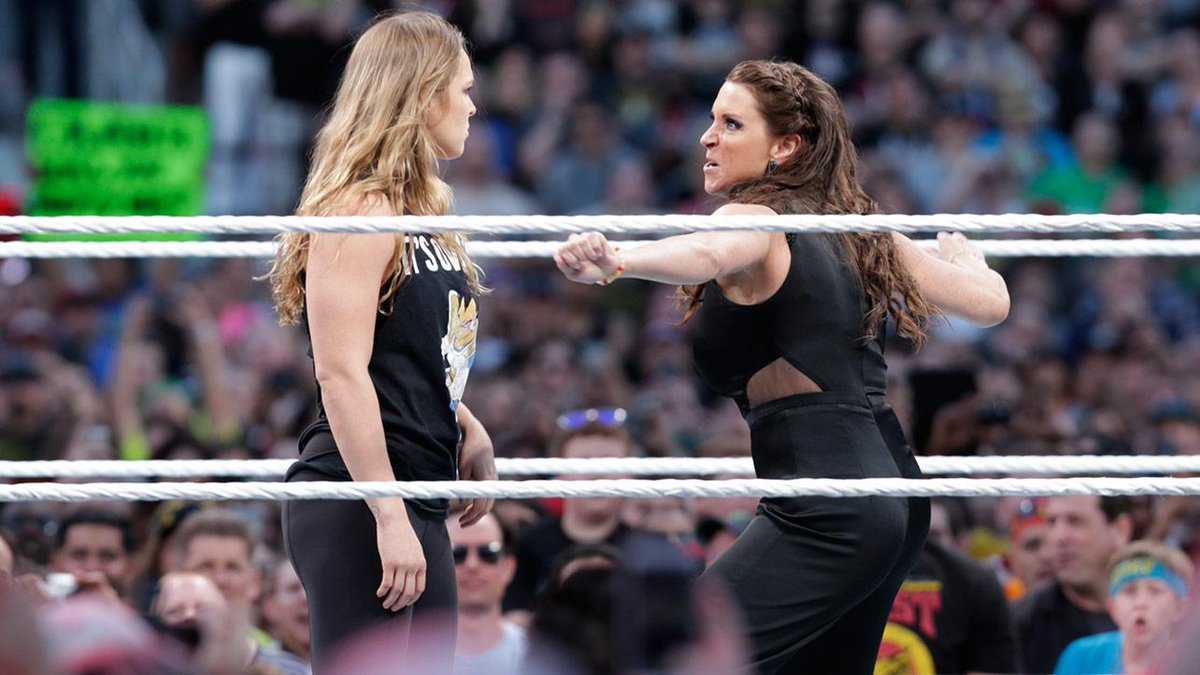 WrestlingNewsCo's tweet image. #ICYMI WWE wants a Ronda Rousey vs. Stephanie McMahon match at WrestleMania 32 wrestlingnews.co/wwe-wants-a-ro…