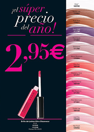 JuliaDisAvon's tweet photo. OFERTA DE AVON CAMPAÑA 16 : GLOSS A 2.95!!!! GRAN GAMA DE COLORES http://t.co/5xwZXdNmkT