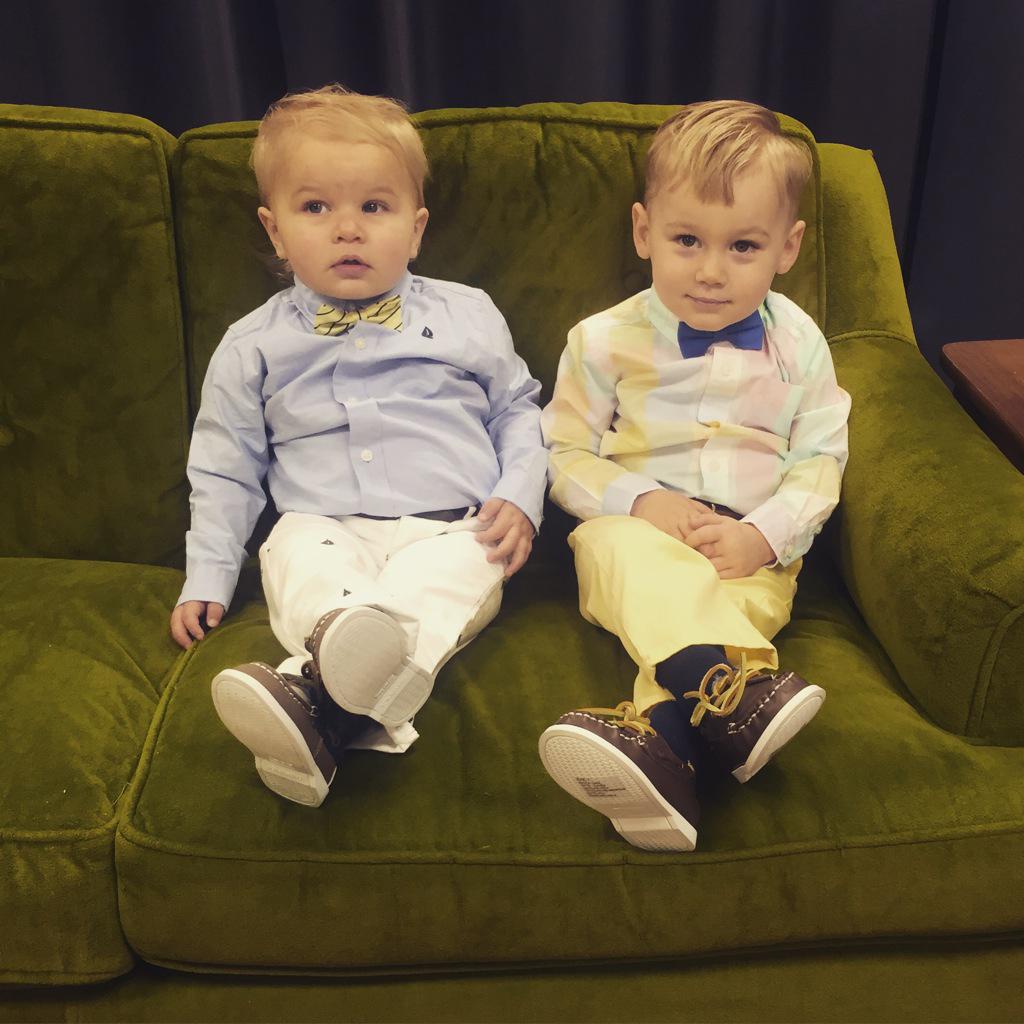 TheZekeMiller's tweet photo. I think I've beat him #justsaying RT @BlairWSOC9 My boys are giving @CatawbaPolitics a run for his money in bow ties http://t.co/ZBZLG184j2”