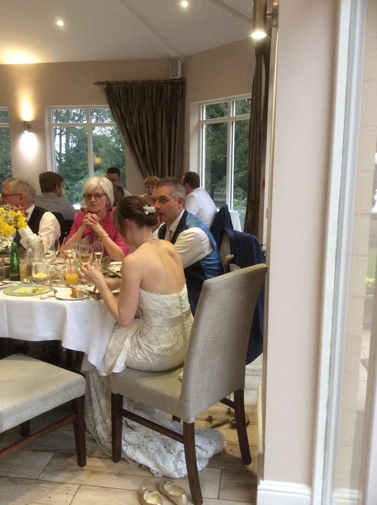 Really impressed with <a href="/ASTLEYBANKHOTE1/">Astley Bank Hotel</a> as a wedding venue. Great room, and best wedding food I've had. Great day 👍🎉🍻🐰