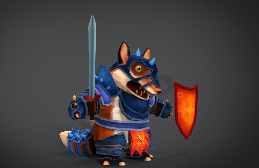 dawnpatrolgames's tweet image. Sir Galahaiju from #KaijuCrush #FoxKnight #gamedev #indiedev #indiegame
