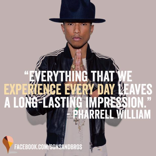 Is this y Pharell looks forever young?   Happy Birthday to famed producer Williams! 