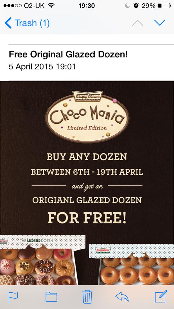 fredmonstersmum's tweet image. Think @krispykremeUK need a new proof reader 😳 #origianl