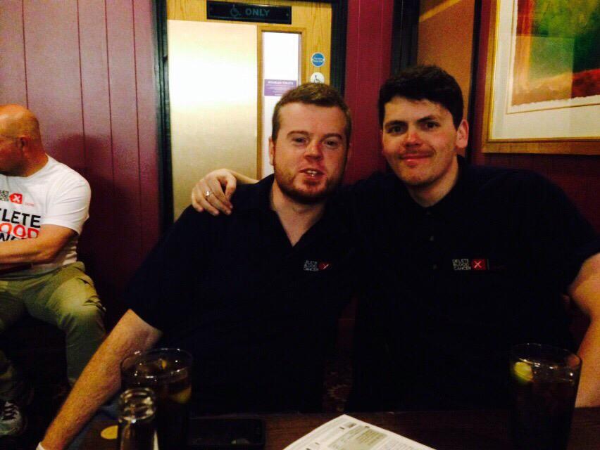 CyclingDBC's tweet photo. The two men behind the whole thing. @BigApe1985 @13Hilla13 http://t.co/EdtKXoMdSN