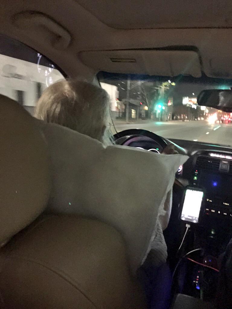 eringilfoy's tweet photo. when ur uber driver tryna take a nap when he's driving u to the bar http://t.co/gkCrEvrrVk
