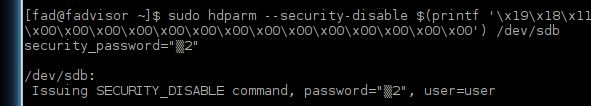 Fahad_Alduraibi's tweet image. After ~6 hours of dumping HDD memory over serial I finally got my password and unlocked the drive #security #infosec
