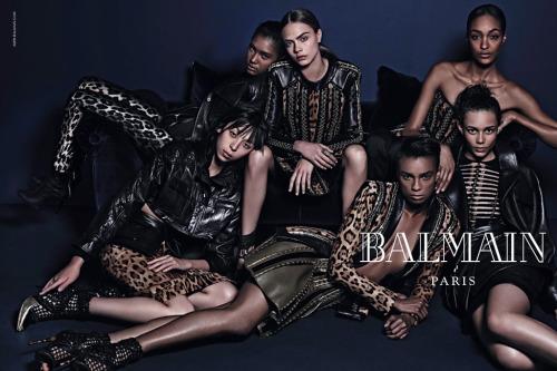 Madinaaaxo's tweet photo. In this Balmain campaign you see a wide variety of ethnicities #goodbyetokenism #hellodiversity #FSN223 http://t.co/WCQUR8DOzq