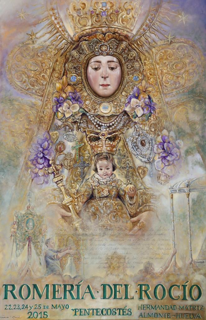 fernandojaguado's tweet photo. Mi Cartel de la Romería del Rocío @hdadmatrizrocio @pasionensevilla @ArtesacroT @LaPasionCTV @elllamadorcsr http://t.co/h5bPaSwPOX