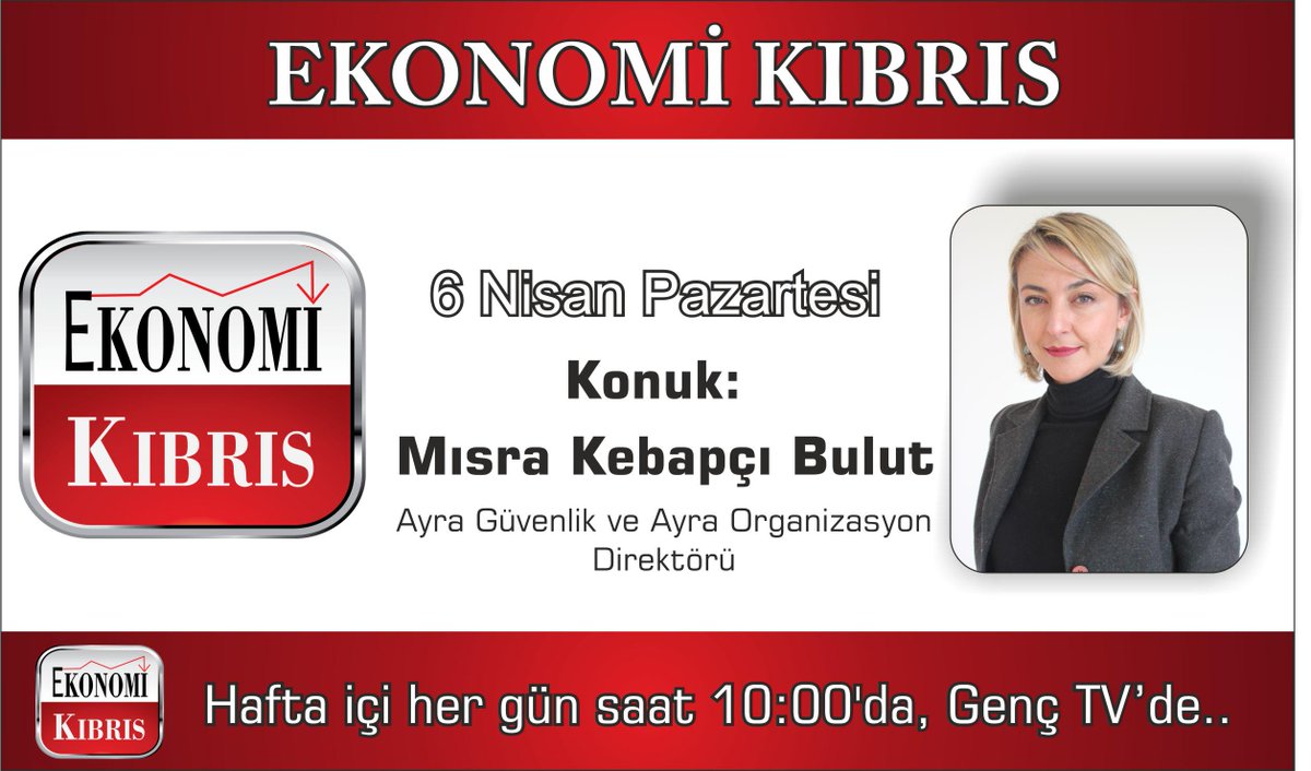Seçim hazırlıklarına siyaset değil, ekonomi penceresinden bakacağız. <a href="/ekonomikibris/">EKONOMİ KIBRIS</a>'ta <a href="/AtilAyaz/">Atıl Ayaz</a>'ın konuğu <a href="/msr_kbpc/">MısRA Kebapçı Ergün</a>