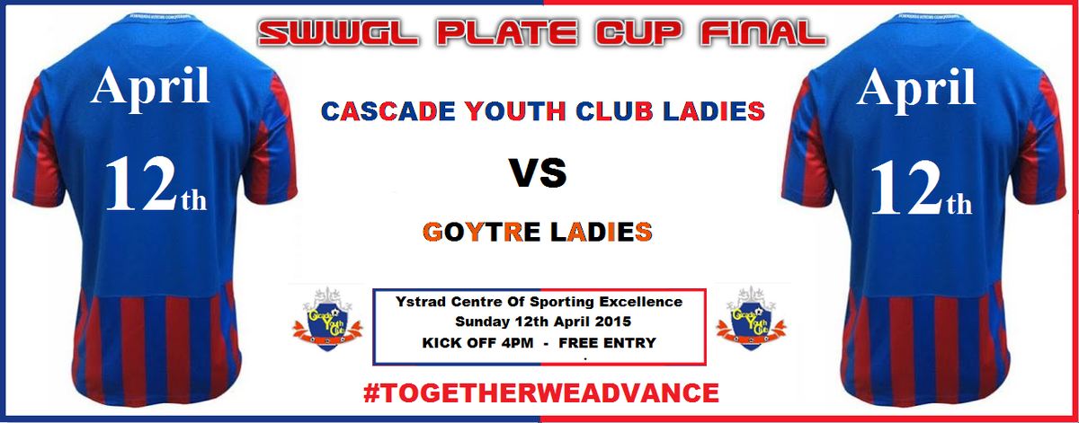 Our ladies team cup final just 7 days away! Come along and support the girls! #upthecade #togetherweadvance #CYCLT RT