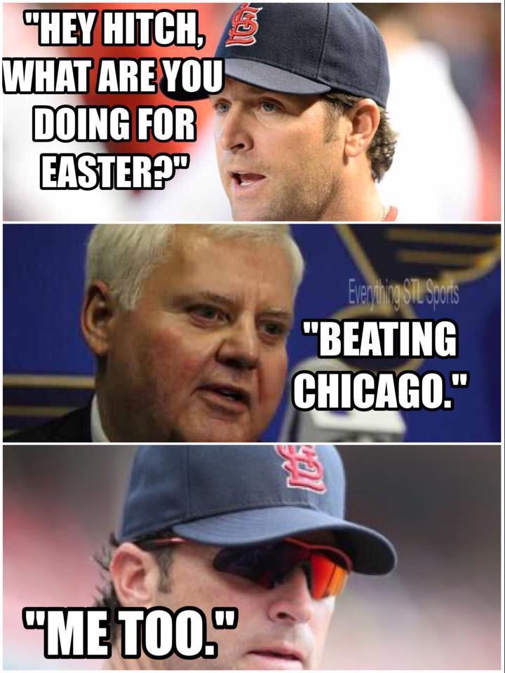 mbret322's tweet photo. Let's get em boys #LGB #CardinalNation #BeatChiTown #OurTeamS http://t.co/LVDTWKNz9K