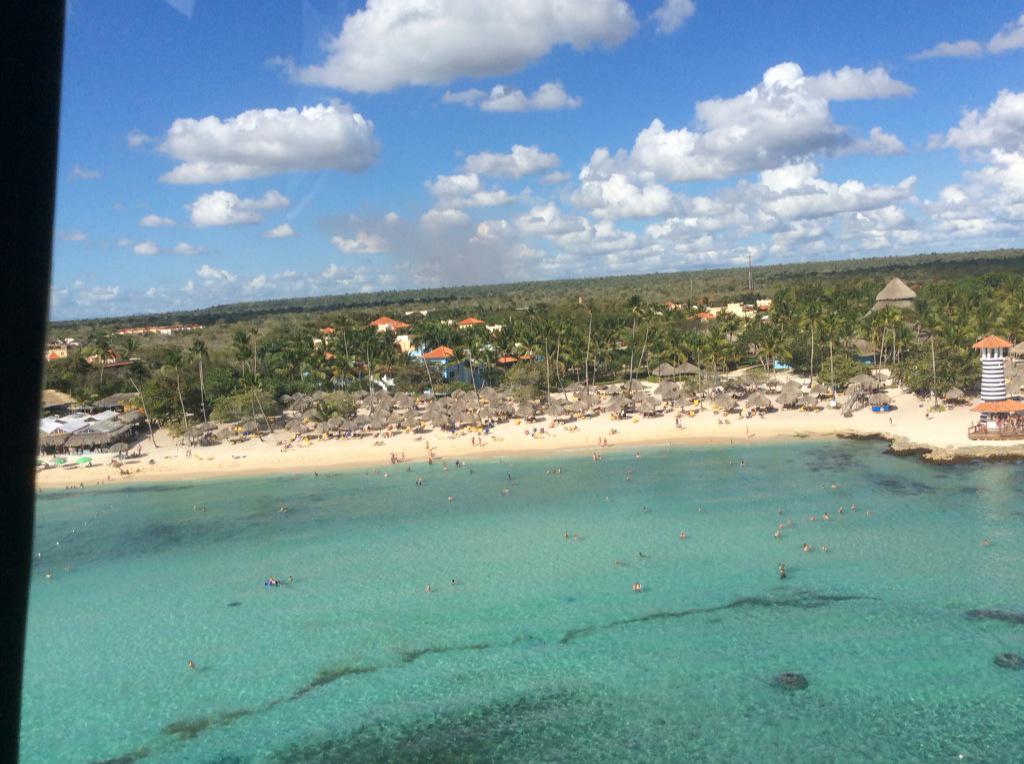 Otra vista de la costa y las playas de La Romana