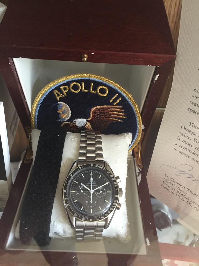 jacksandi's tweet image. Limited edition omega Speedmaster Apollo XI in gallery jackmond.com . #omega @aBlogtoWatch #speedmaster