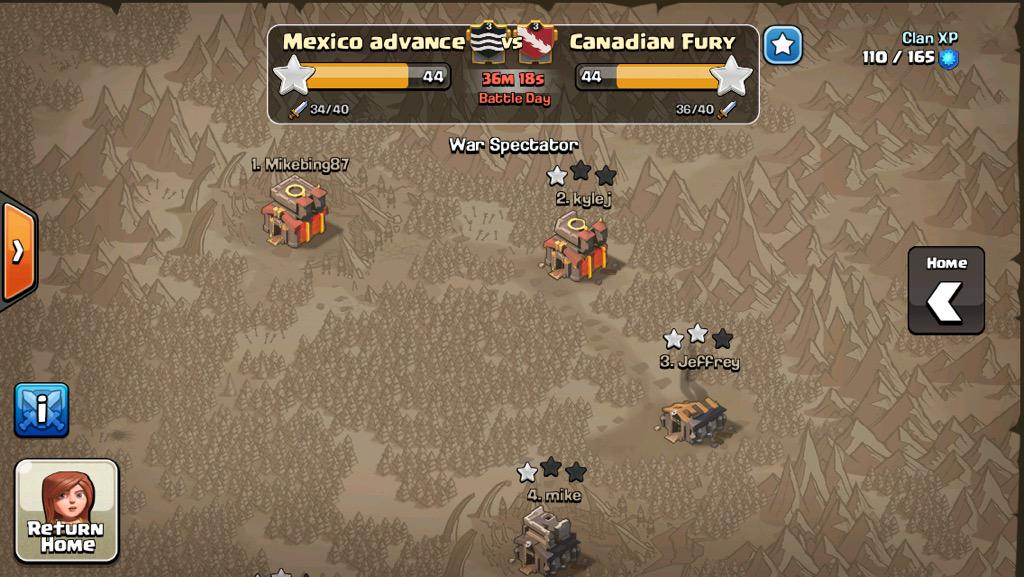 MexicoProCoc's tweet photo. Faltando 36 min y se pone cardiaco el asunto en México advance #vamosmexico #clashofclans #clashofclansmexico http://t.co/hc6Se20olJ