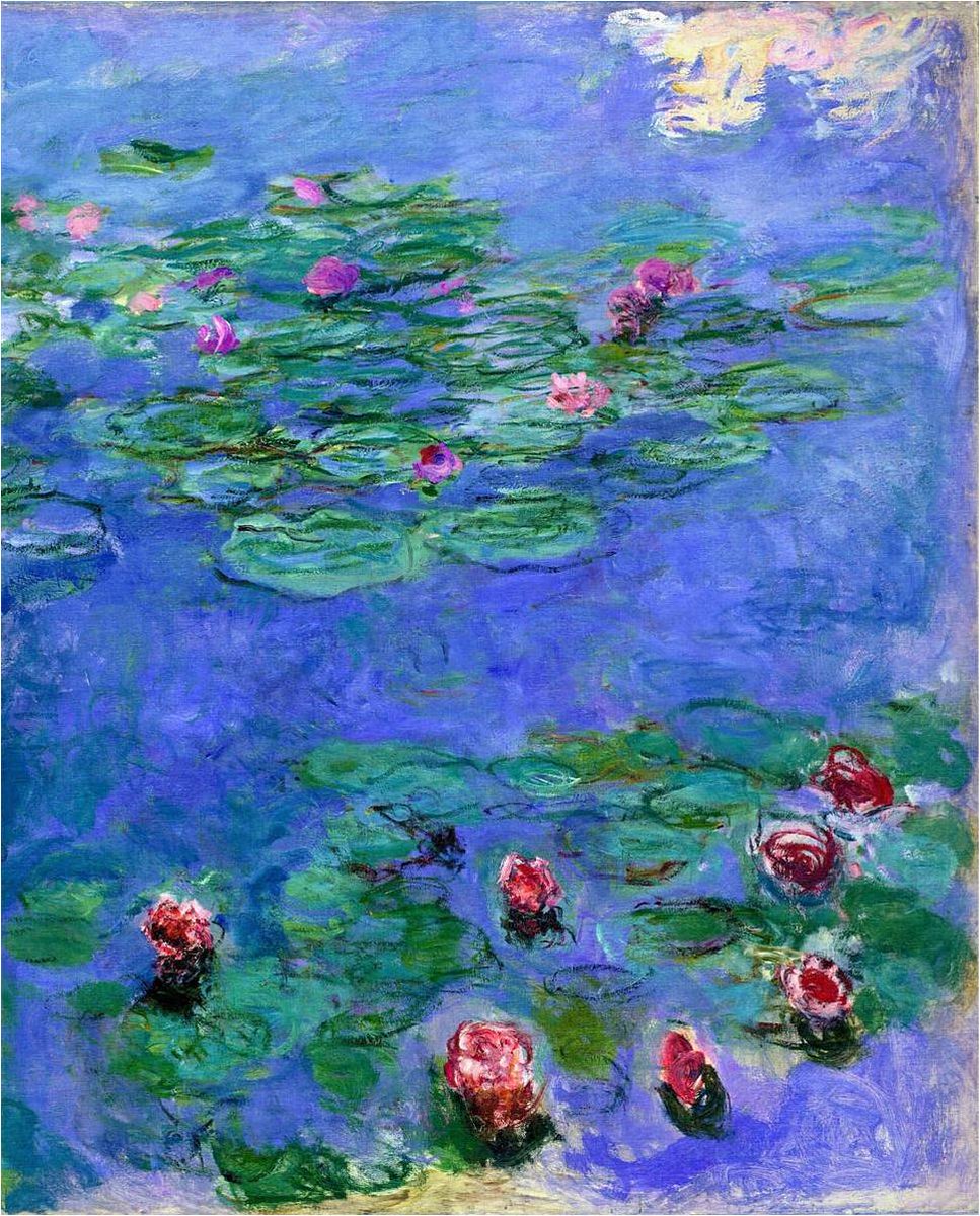 AlessandroForn6's tweet photo. Claude #MONET, "WATER LILIES RED" 1914-1919 #ilovemonet #art #artwit #twitart #iloveart #artist #followart #painting http://t.co/0RjLxG3gJP