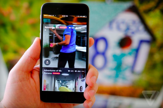 verge's tweet image. Facebook's latest Snapchat clone creates viral video stories anyone can add to vrge.co/1NBHeoL?utm_ca…