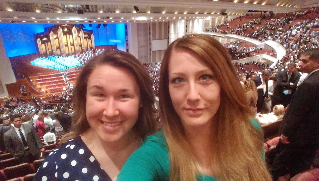 CollinEarl's tweet photo. Welcome! “@jaque_rae: #WhereIAm First spring #ldsconf as members with my little sister! #spaciousbuilding http://t.co/puGnQkwl4h”