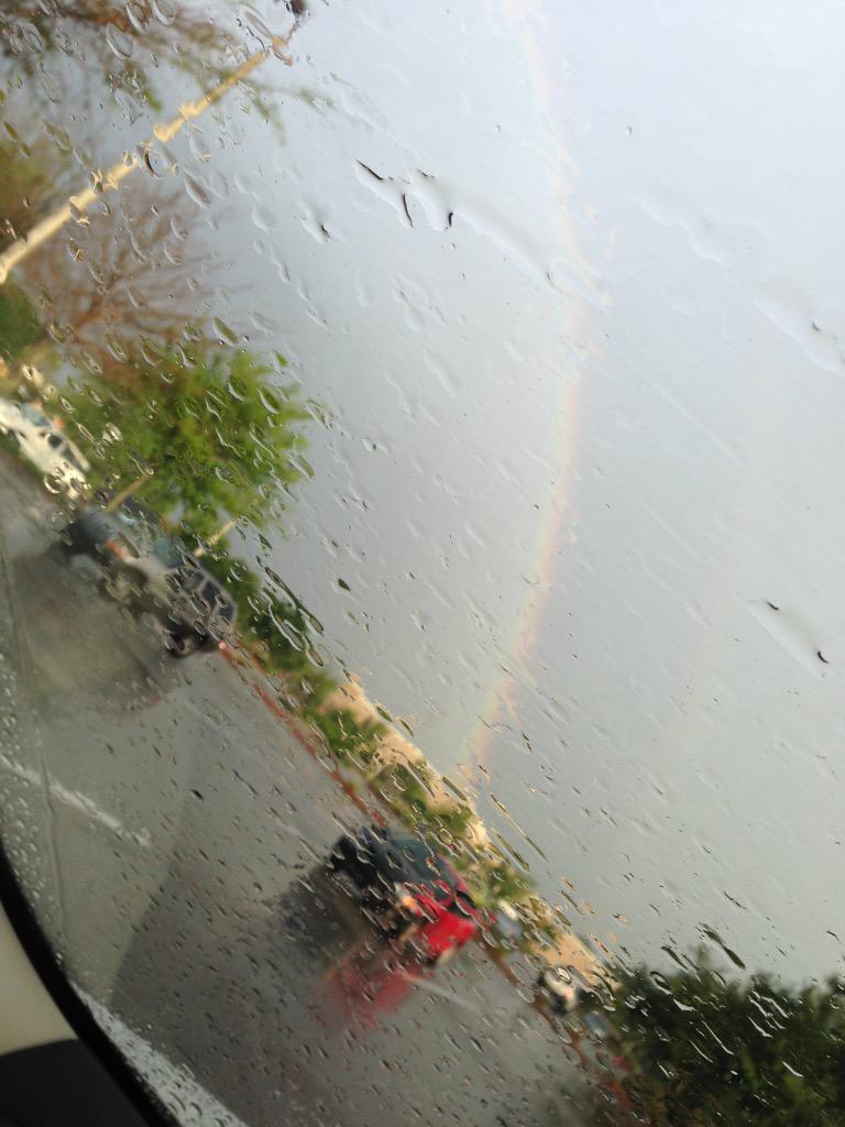 #RAINBOWALERT RT @WFLAChip: Rain letting up in npr..  Revealing this #wflatv #rightnow