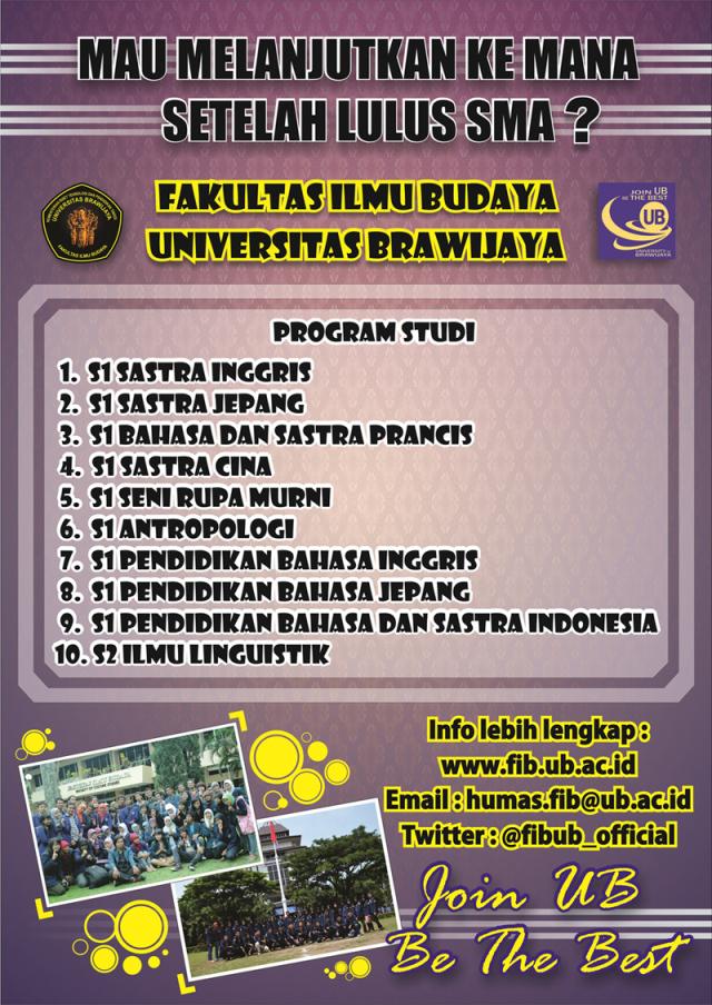 <a href="/SMAN1G/">SMAN 1 Gedangan</a> Perkenalkan kami Fakultas Ilmu Budaya Universitas Brawijaya Malang