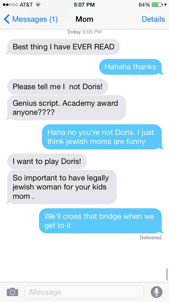 BerneyThoughts's tweet photo. #TextsFromBeth #TheAccidentalMagician http://t.co/D2uDGNM5gT
