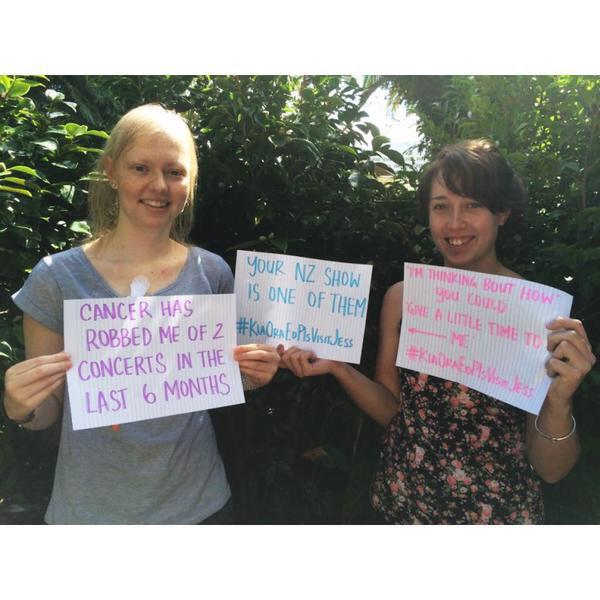 iHeartRadioNZ's tweet photo. If you've got some spare time in NZ @edsheeran make Jess's dreams come true! #KiaOraEdPlsVisitJess 😍 http://t.co/ZIKlOKSA70