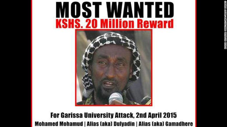 Kenya govt says Mohamed Mohamud, also known as #Gamadhere, is the mastermind of #GarissaAttack cnn.it/1Iil38F