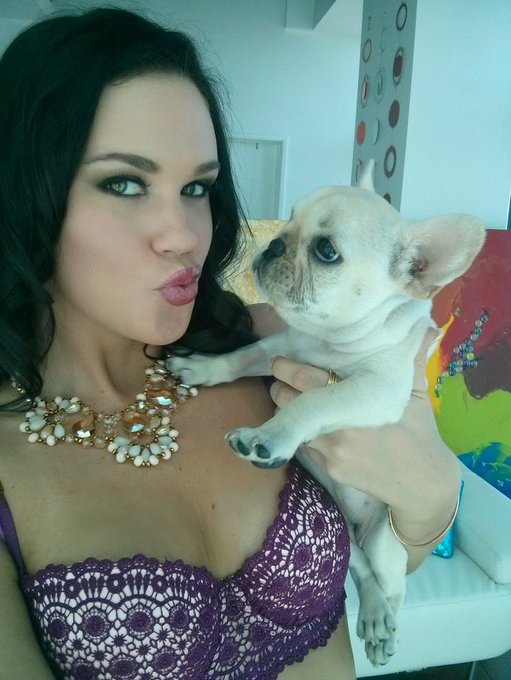 Omg..I so want to steal @RealMikeAdriano dog and take her home. Isn't she adorable? #puppy #frenchbulldog<a class="tags" href="/tag/realmikeadriano">@realmikeadriano</a><a href="/tag/puppy"class="tags"><span>#puppy</span></a><a href="/tag/puppylove"class="tags"><span>#puppylove</span></a><a href="/tag/frenchbulldog"class="tags"><span>#frenchbulldog</span></a>