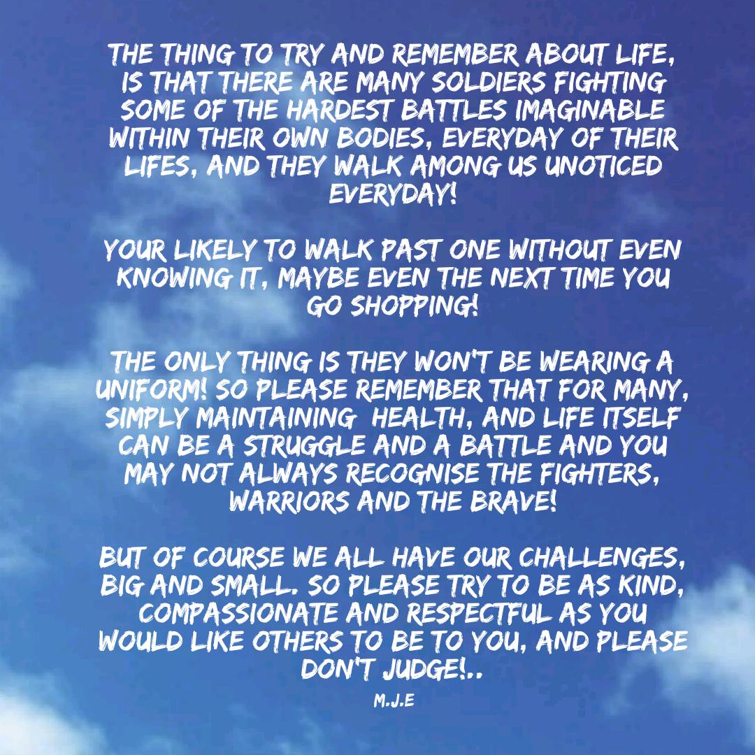 Fishoutwater's tweet image. @CrohnsColitisUK For all the other crohns, colitis, i.b.d soldiers/warrior's out there!.. 💪👍❤ #invisibleillness