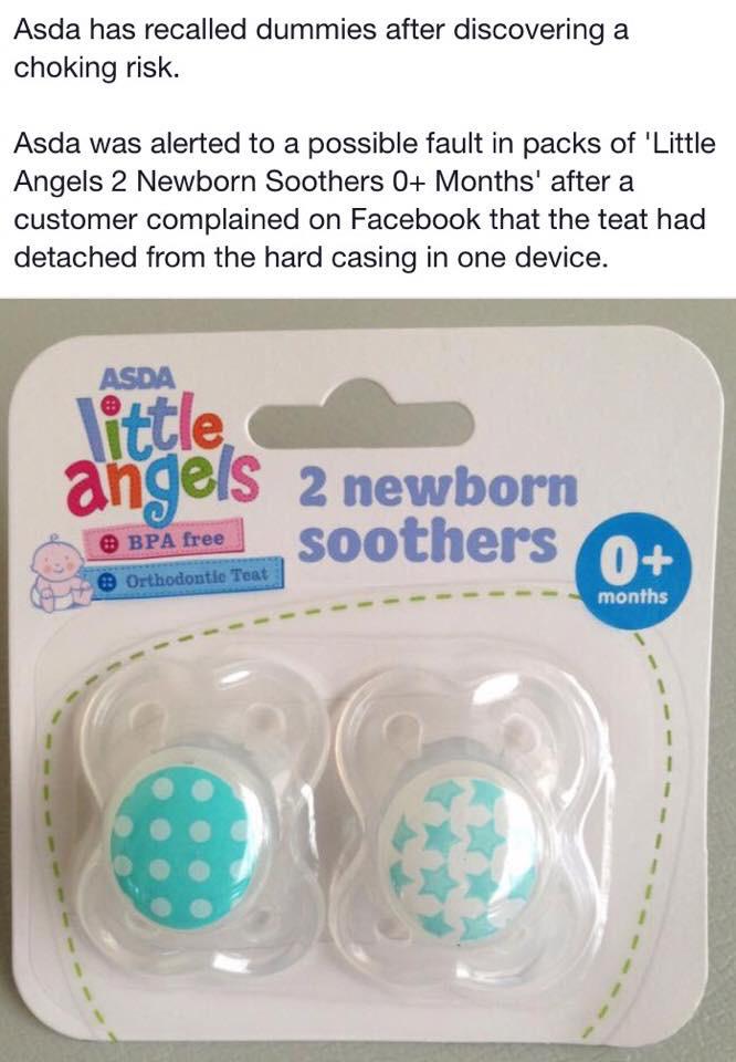 baby dummy asda