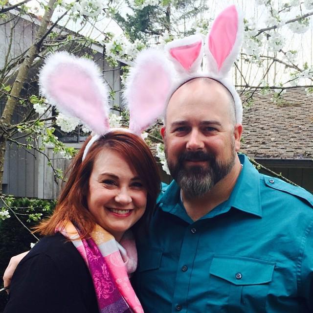 jodybossert's tweet photo. Enjoyed the day with my special somebunny. Hope you did too. Happy Easter from #TeamBossert! http://t.co/YRFxw1fY6S http://t.co/u0DfmAlR0o
