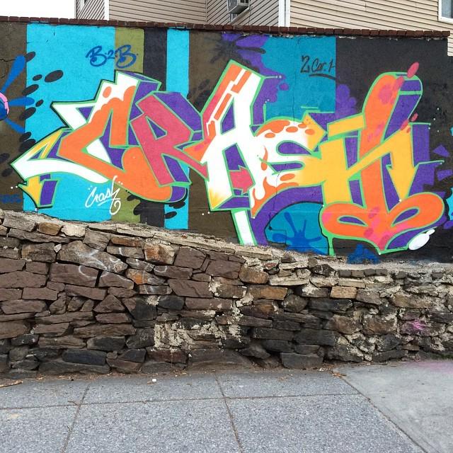 spraystreet's tweet photo. from instagram/@freshpaintnyc Crash #crash #johnmatos #bxgraff #bronx #nycgraff #nycgraffiti #graffiti by freshpain… http://t.co/NZ2f51c1MY