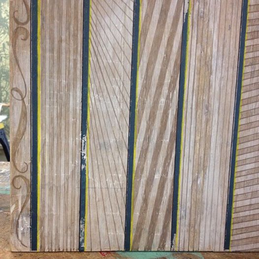 PleinHeirbySK's tweet image. Working on details... #processpic #studiopic #stripes