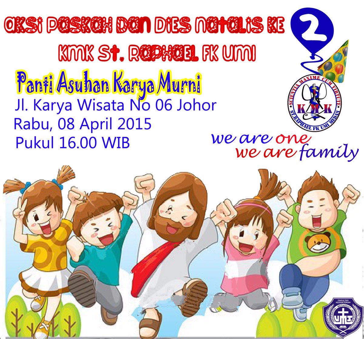 StRaphaelFKUMI's tweet photo. Selamat pagi good people...  
Acara KMK minggu ini nih. http://t.co/KOLaHgwduz