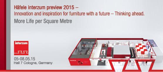 HafeleIndotama's tweet photo. Hafele Interzum 2015 #Thinking_Ahead #Weiter_Denken http://t.co/4tgKrA9YdC