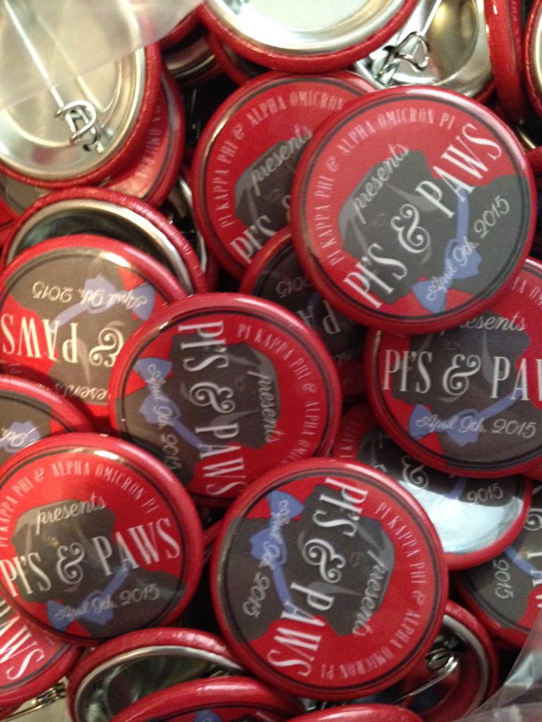 ECUPisandPaws's tweet photo. Don't forget to get your own #pisandpaws2015 button at Dowdy Student Plaza tomorrow! http://t.co/d3HskxfEnp