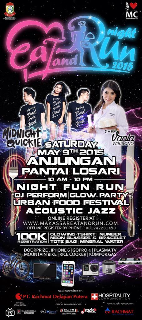 Wah di #MKSEATANDRUN juga bakalan ada doorprize iPhone 6, Go Pro 4 dan masih banyak lagi!