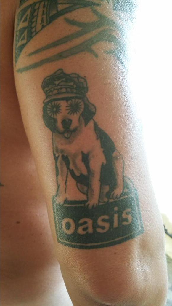 RayCarr's tweet image. #oasistattoos 
Because it's Oasis!