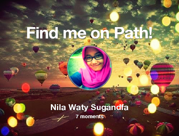 NylaAlinsky's tweet photo. Find me on #Path now! Go to: http://t.co/KXTS4a7pjr! #thepersonalnetwork http://t.co/ZjIhjf7mxJ