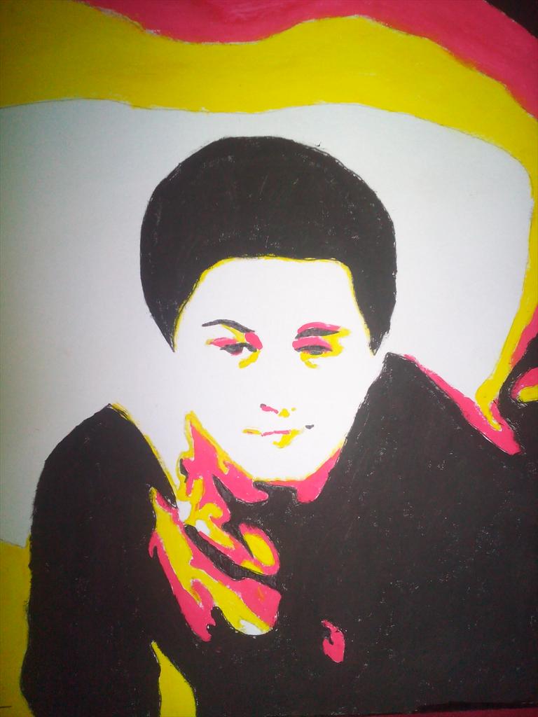 ForeverAnime014's tweet photo. RT if you like the painting of @RileyMcDonough for @BYEheyzzz http://t.co/j7HRdGxgHd