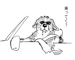 マウスでひたすらパスをとっていると鉛筆が恋しくなる。ただし変なものしか描かない。 